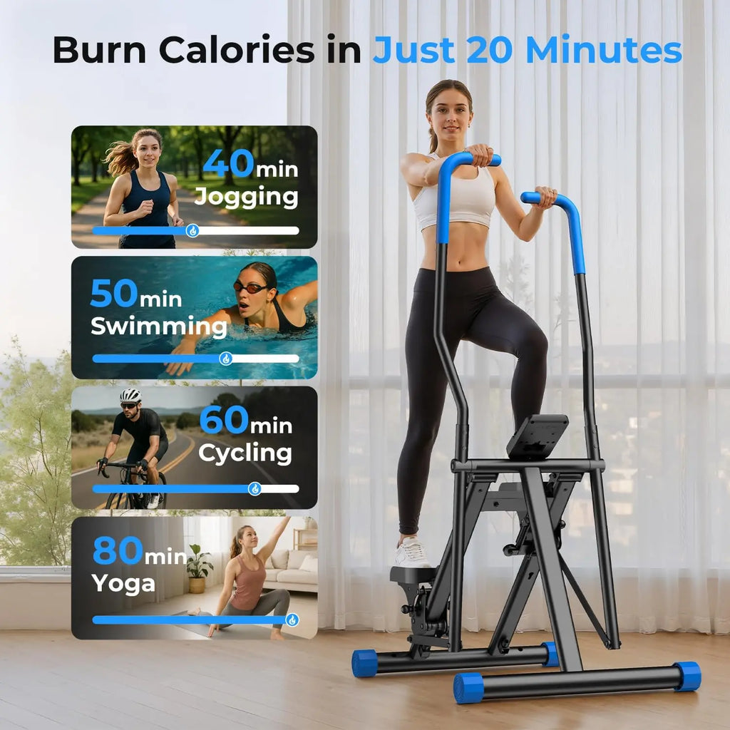 Stair Stepper Vertical Cardio Exercise Climber for Full Body Home Workout