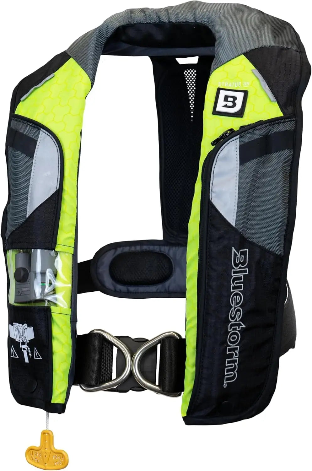 BLUESTORM Stratus 35 Inflatable Life Jacket PFD for Adults, USCG‑Approved Automatic Self‑Inflating Life Vest