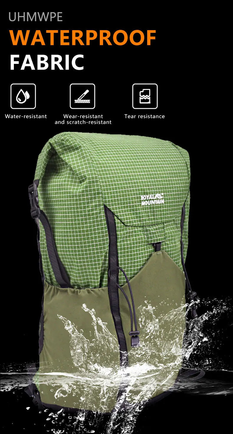 25L Dalima Cut‑Proof Hiking Backpack Lightweight Foldable Leisure Outdoor Storage Bag Cross‑Border