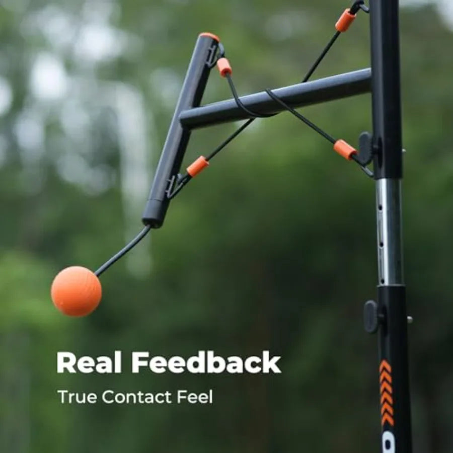Professional Youth Swing Trainer — Adjustable Batting Height, High‑Density Feedback Ball & Auto‑Reset System