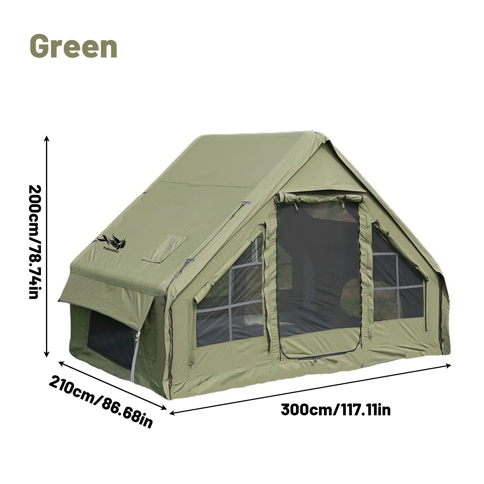 Inflatable Tent With Stove Plug