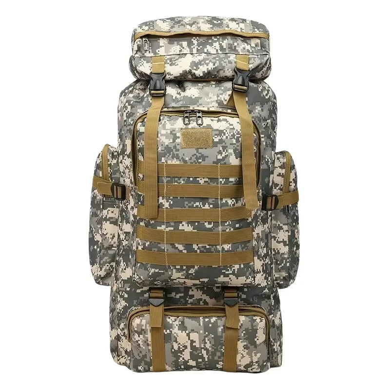 Backpack Men Large Capacity Waterproof Durable Double Shoulder Travel Backpack for Hiking
