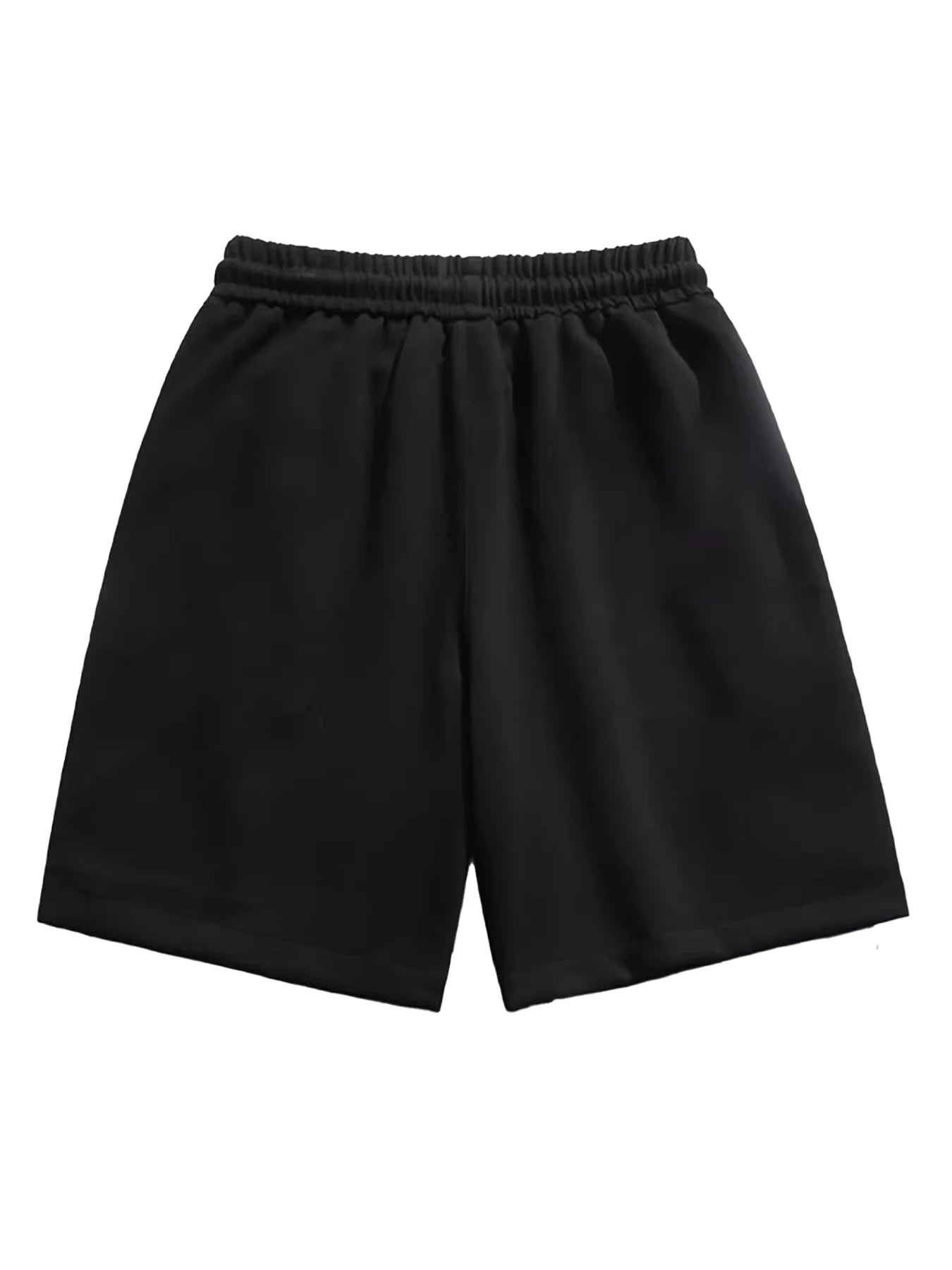 3‑Piece Men’s Shorts Summer Solid Color Drawstring Waist Regular Comfortable Breathable Training Shorts Casual Sports Shorts for Outdoor Running Cycling Fitness Mountaineering