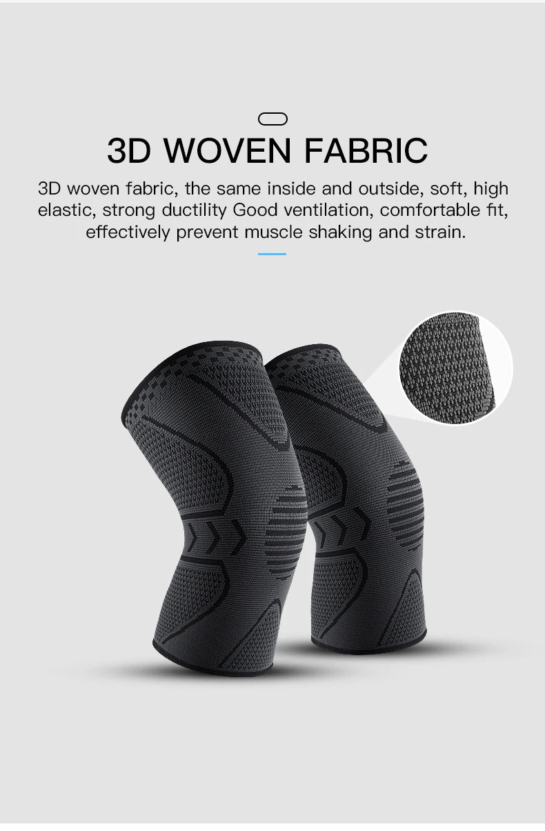 Adjustable Compression Knee Support – Patella Tendon Strap & Anti‑Slip Silicone Brace for Arthritis, Joint Pain & Ligament Injury Relief
