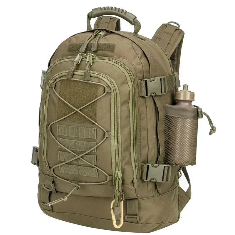Extra Large 60L Tactical Backpack for Men Women Outdoor Water Resistant Hiking Travel Laptop Backpack