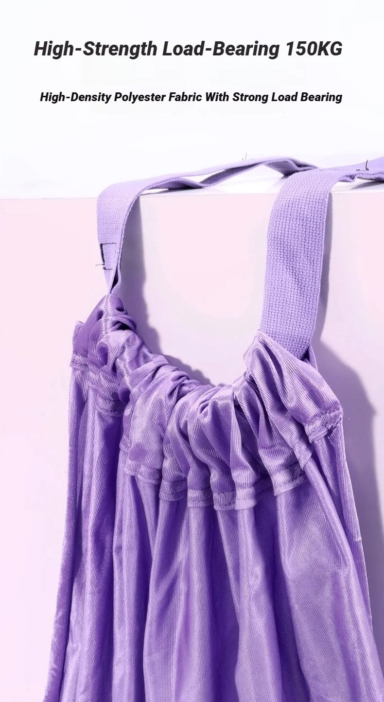 Adjustable Aerial Yoga Stretch Strap — Leg Splits, Flexibility, and Hammock Training