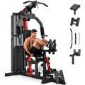 Home Gym Workout Equipment 148lb Weight Stack Full Body Workout Machine for LAT Pulldown Chest Press Leg Extension
