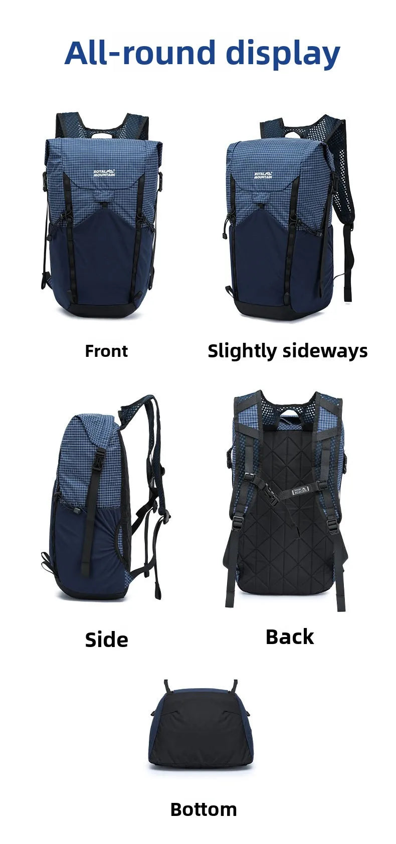 25L Dalima Cut‑Proof Hiking Backpack Lightweight Foldable Leisure Outdoor Storage Bag Cross‑Border