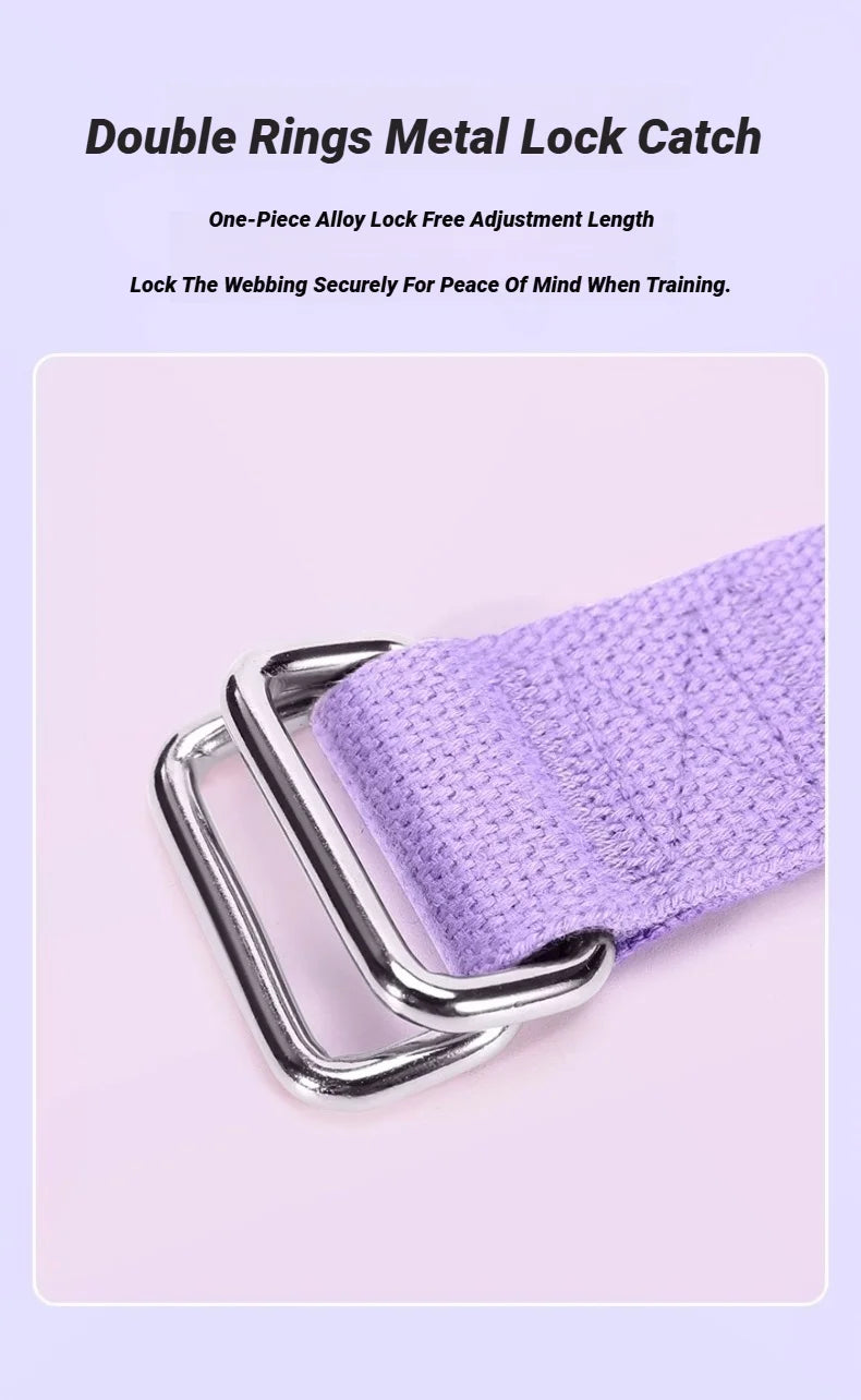 Adjustable Aerial Yoga Stretch Strap — Leg Splits, Flexibility, and Hammock Training