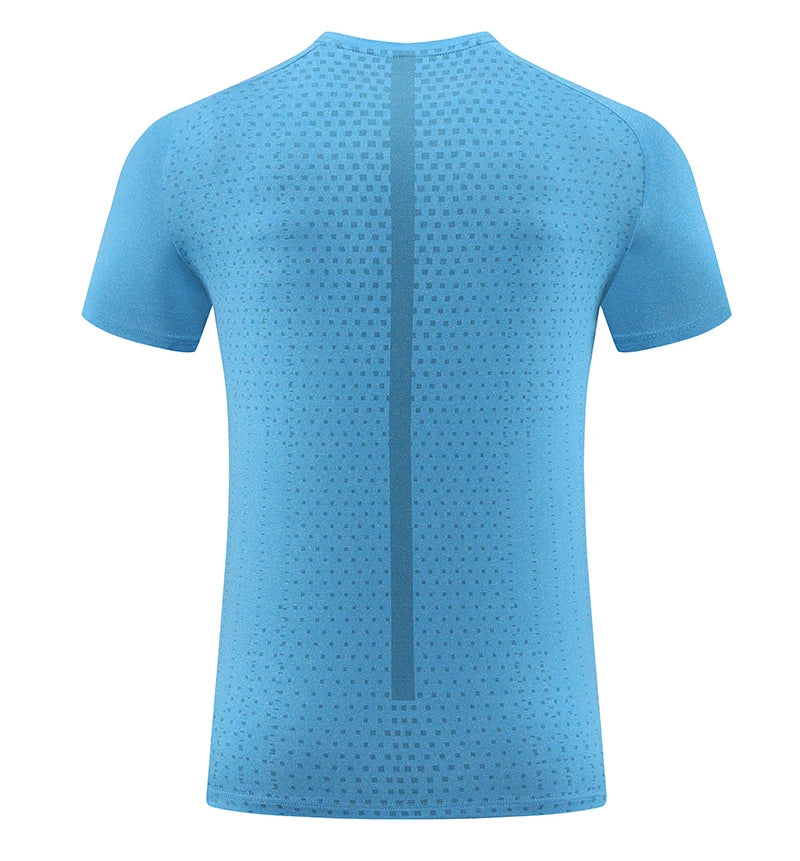 3D Print Gym Shirt Running Casual Outdoor Jogging Breathable Quick Dry Nylon Short Sleeve Training Tee