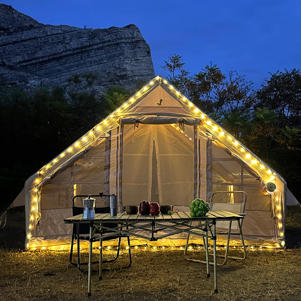 Inflatable Camping Tent Easy Setup Waterproof Windproof Self Supporting Portable Blow Up Tent for Hiking and Outdoor Adventures