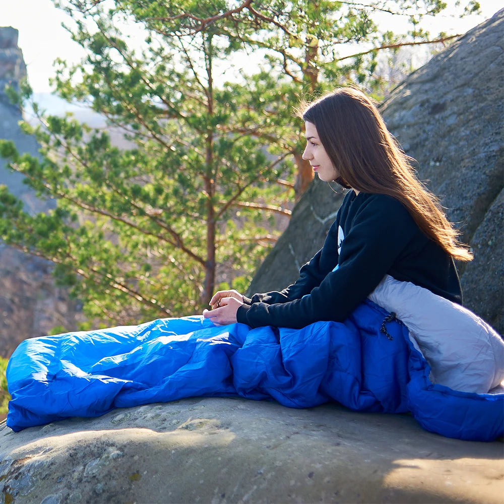 Cotton Sleeping Bag 3 Season Ultralight Synthetic Cotton Camping Sleeping Bag for Outdoor Adventures
