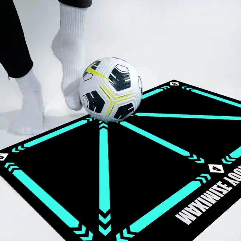 Football Training Mat Durable Non Slip Foldable Kids Adults Dribble Training Mat Indoor Outdoor Football Equipment
