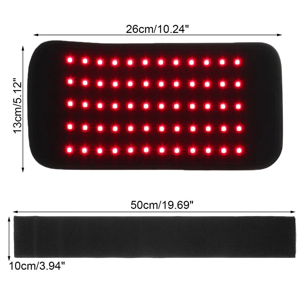Infrared LED Light for Face and Body Back Knee Hands Feet Relief Portable Heat Pad