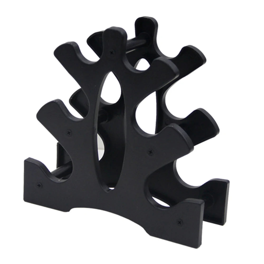 Dumbbell Rack 3 Tier Weight Storage Organizer Compact Dumbbell Rack for Small Home Gym Organization