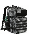 Tactical Backpack 45L Molle Daypack Rucking Survival Bug Out Bag with Bottle Holder