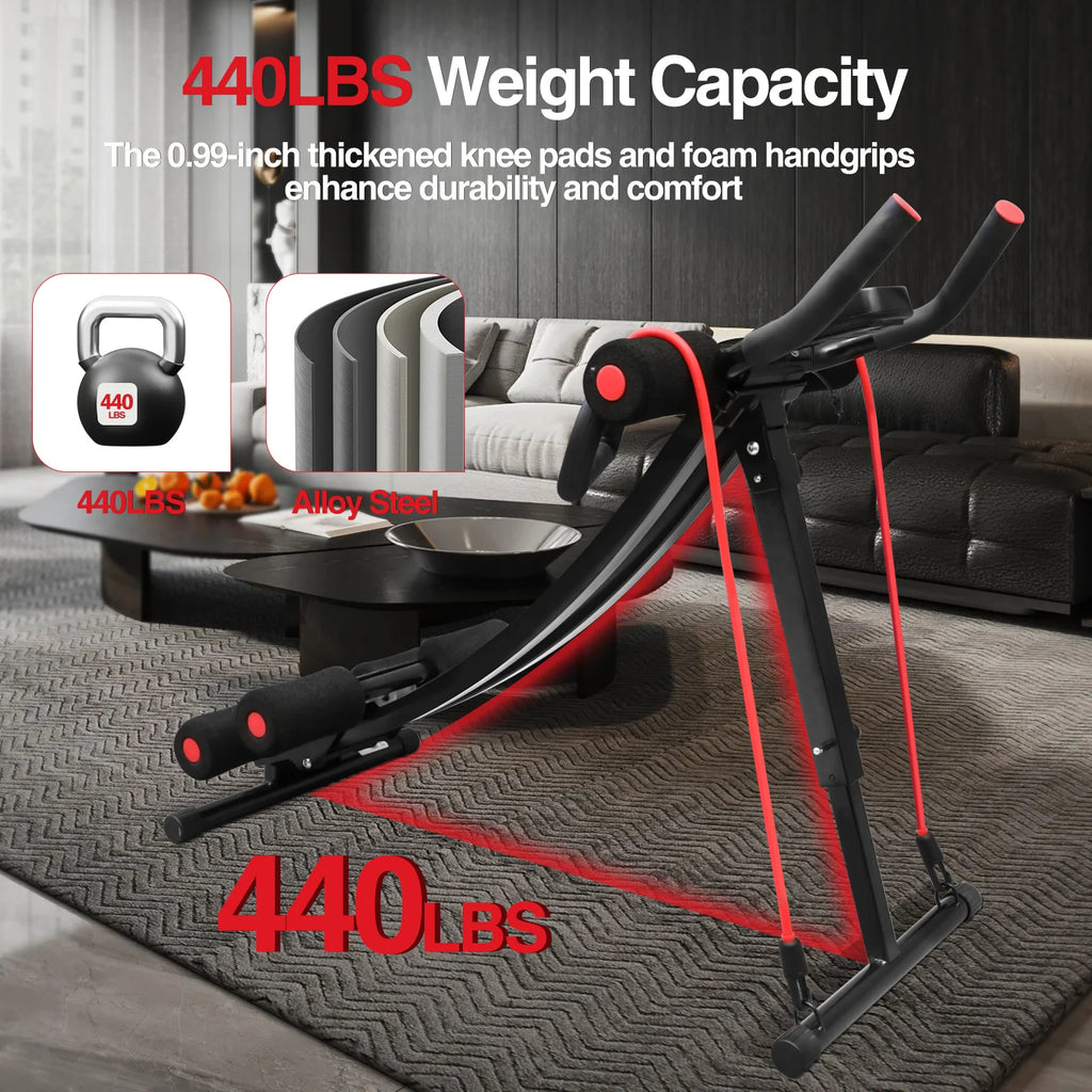 Foldable Core & Abdominal Trainer Fitness Equipment
