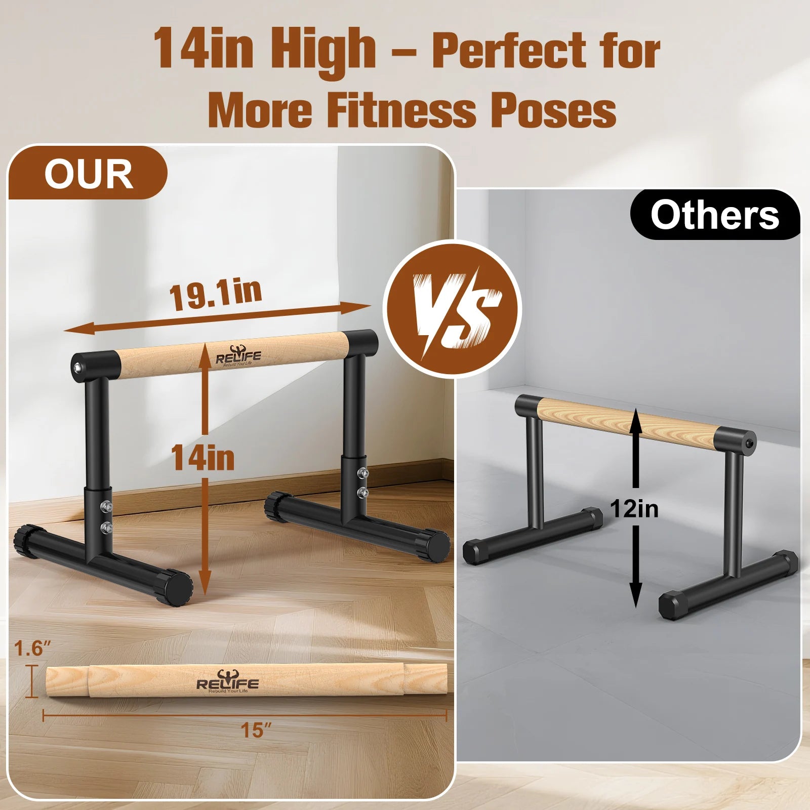 Dip Station Exercises Parallel Bars Heavy Duty Dip Stand Stable Gym Dip Bars