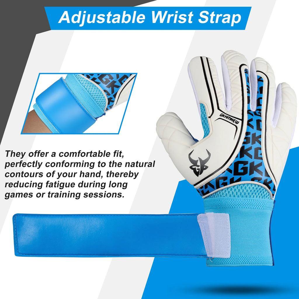 Soccer Goalie Gloves for Kids Boys Children and Adults with Strong Grip Palms