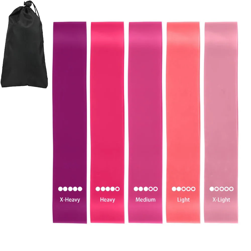Silicone Resistance Bands -  5 Gradient Levels
