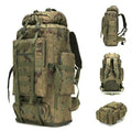 100L Hiking Camping Backpack MOLLE Rucksack Waterproof Daypack
