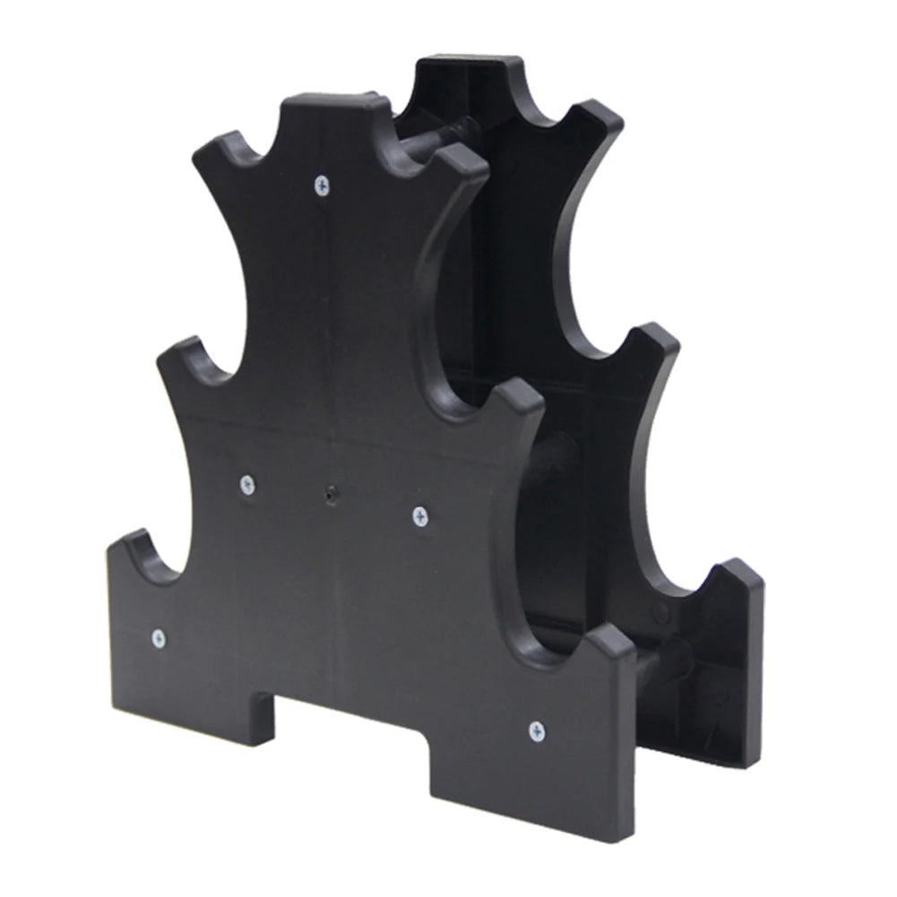 Dumbbell Rack 3 Tier Weight Storage Organizer Compact Dumbbell Rack for Small Home Gym Organization