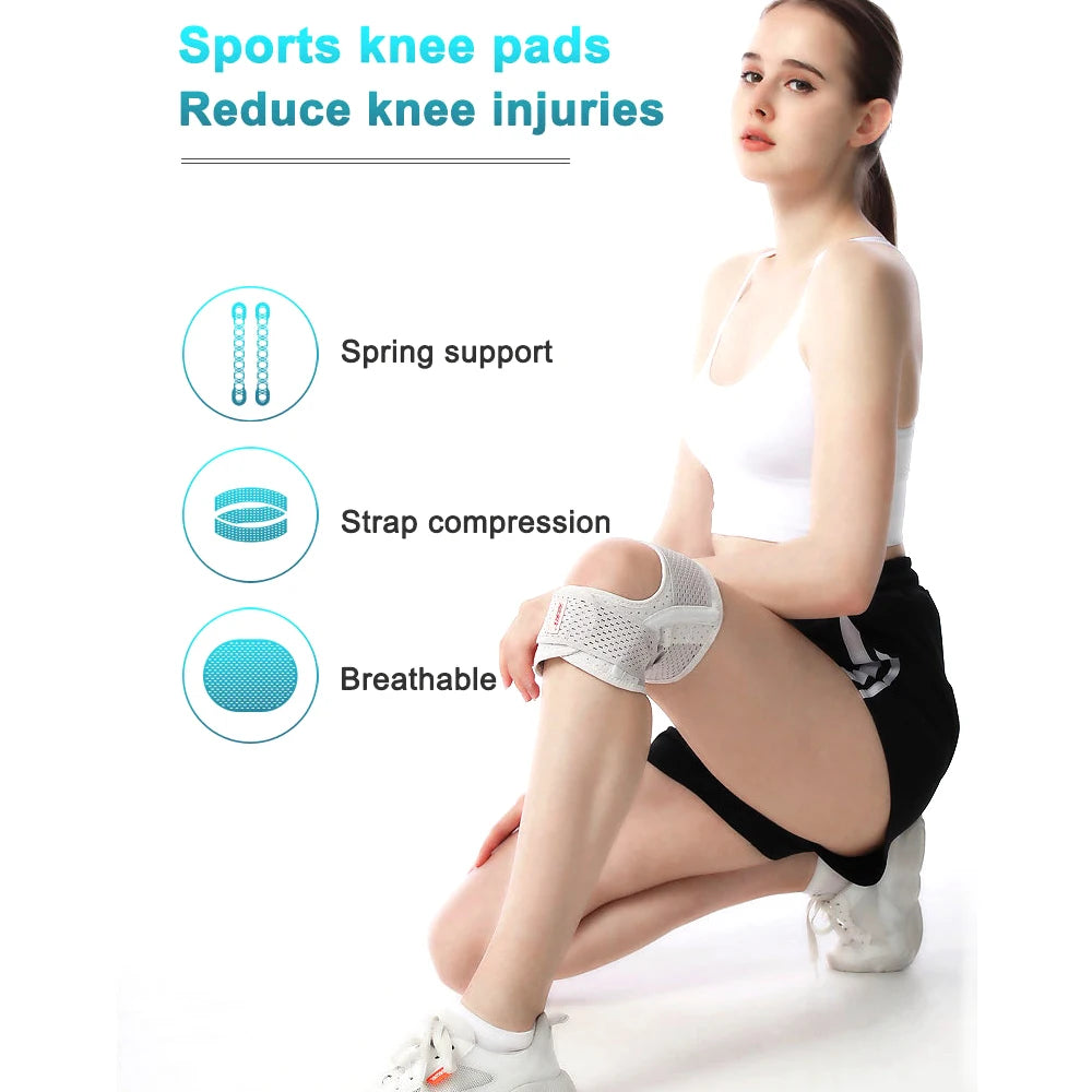 Adjustable Knee Brace with Side Stabilizers
