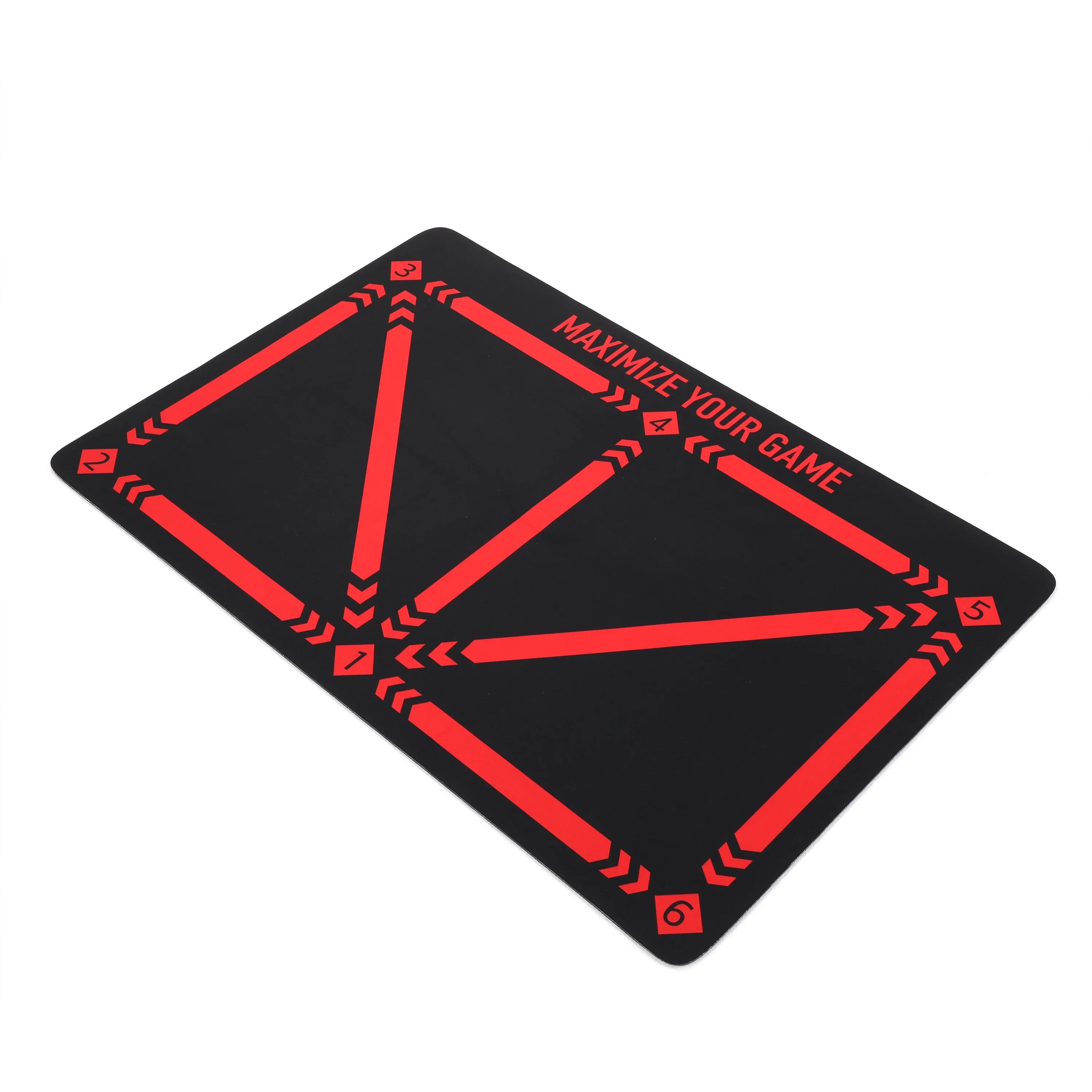 Soccer Ball Control Training Mat Stable Silent Rubber Base Digital Guidance Design Improve Ball Sense Daily Training