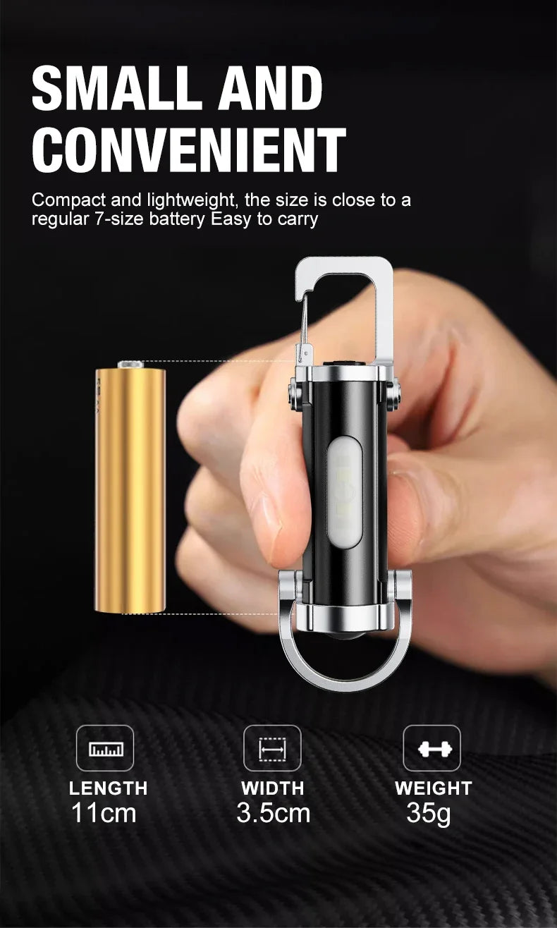 Camping Light Lightweight Handheld Torch 5 Lighting Modes Rechargeable Tent Lamp for Patio Climbing with 8 Light Filaments