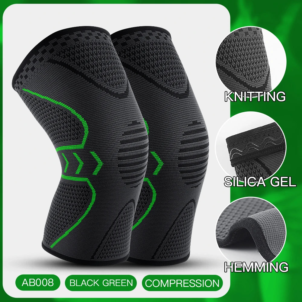 Adjustable Compression Knee Support – Patella Tendon Strap & Anti‑Slip Silicone Brace for Arthritis, Joint Pain & Ligament Injury Relief