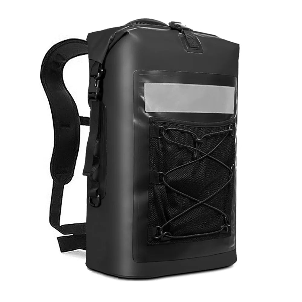 35L Waterproof Dry Bag Backpack Roll Top Bag Pocket for Outdoor Water Sports Beach Camping