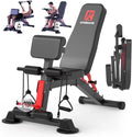 14‑in‑1 Foldable Dumbbell Bench Weight Pre‑Assembled Multi‑Functional 1000 lbs Capacity 6 Adjustable Levels Full Body Workout Bench