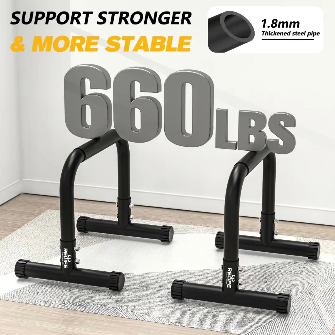 Dip Station Exercises Parallel Bars Heavy Duty Dip Stand Stable Gym Dip Bars