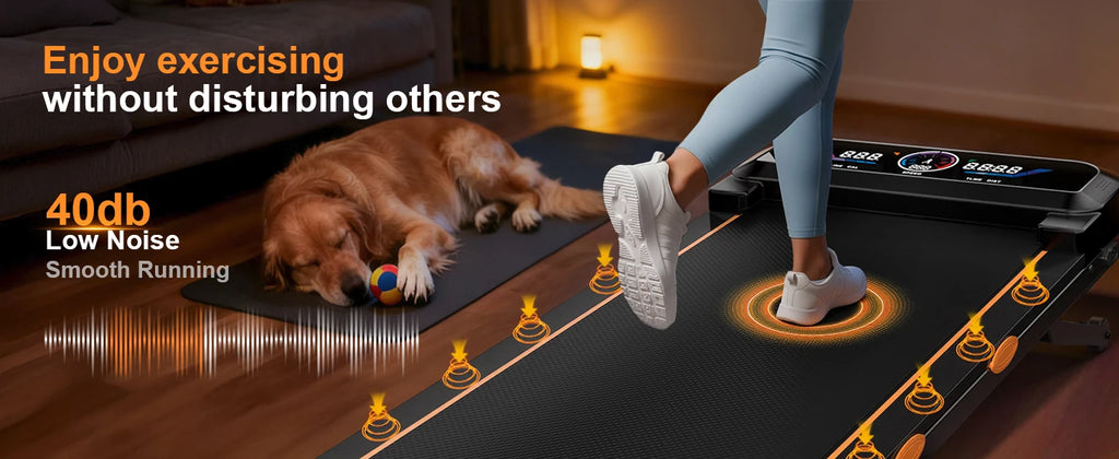 3.5HP Walking Pad Treadmill with 17 Percent Auto Incline, 12 Levels, 450 lb Capacity, RGB UI Screen, 3‑in‑1 Under‑Desk Auto‑Incline Treadmill