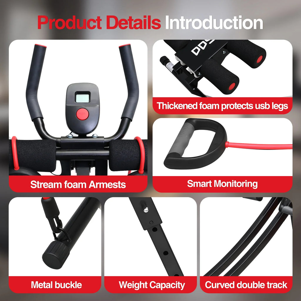 Foldable Core & Abdominal Trainer Fitness Equipment