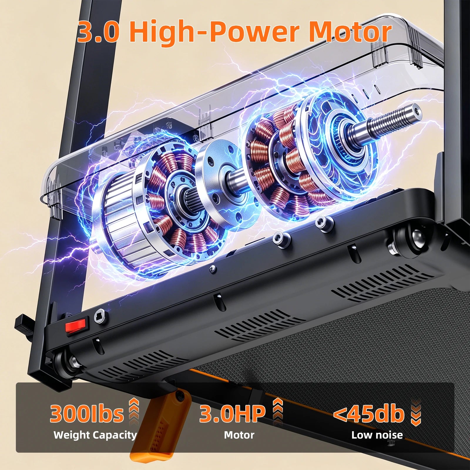 Quiet 3 in 1 Foldable Walking Pad Treadmill with 12 Percent Incline for Home 12 Preprogrammed HIIT Modes Supports up to 300 LBS Smart Treadmill with LED Display Heart Rate Sensor Bluetooth Speaker and App Connection