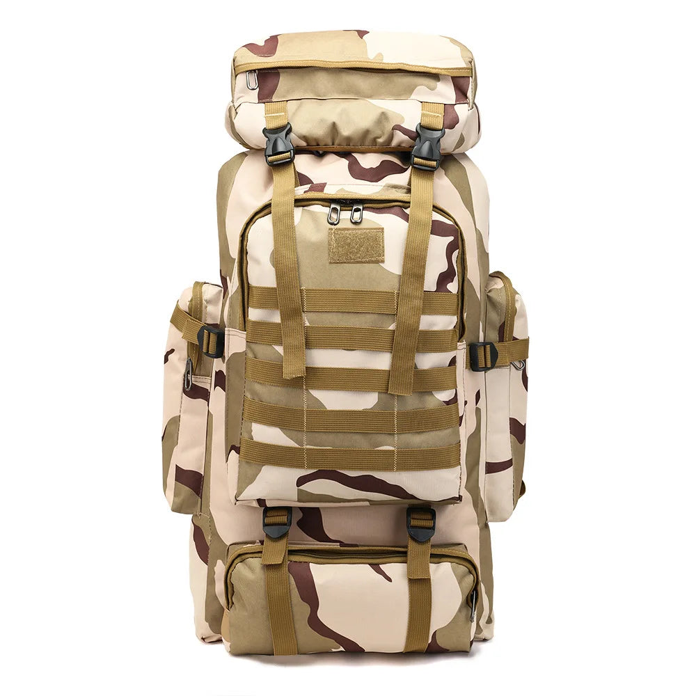 Backpack Men Large Capacity Waterproof Durable Double Shoulder Travel Backpack for Hiking