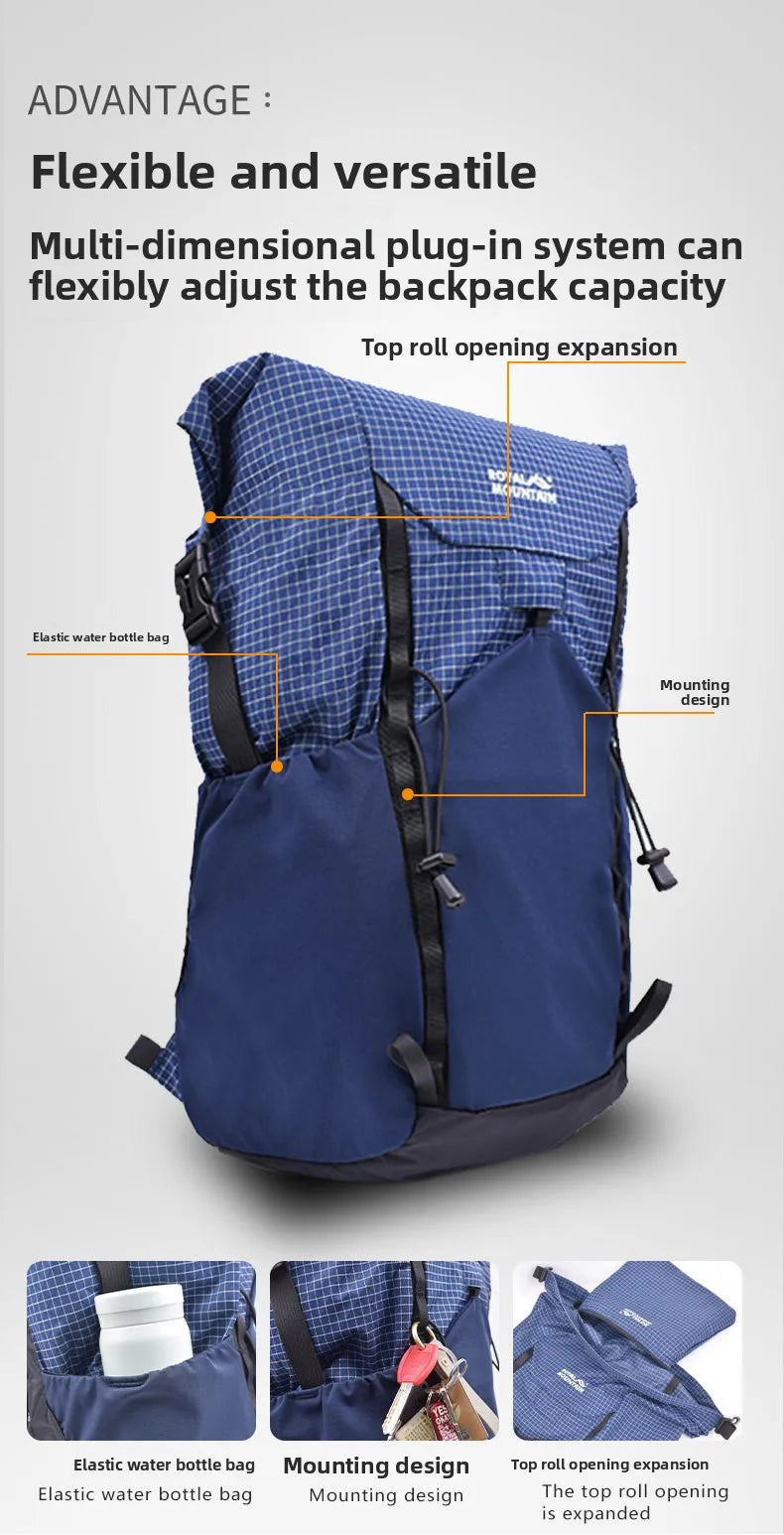 25L Dalima Cut‑Proof Hiking Backpack Lightweight Foldable Leisure Outdoor Storage Bag Cross‑Border