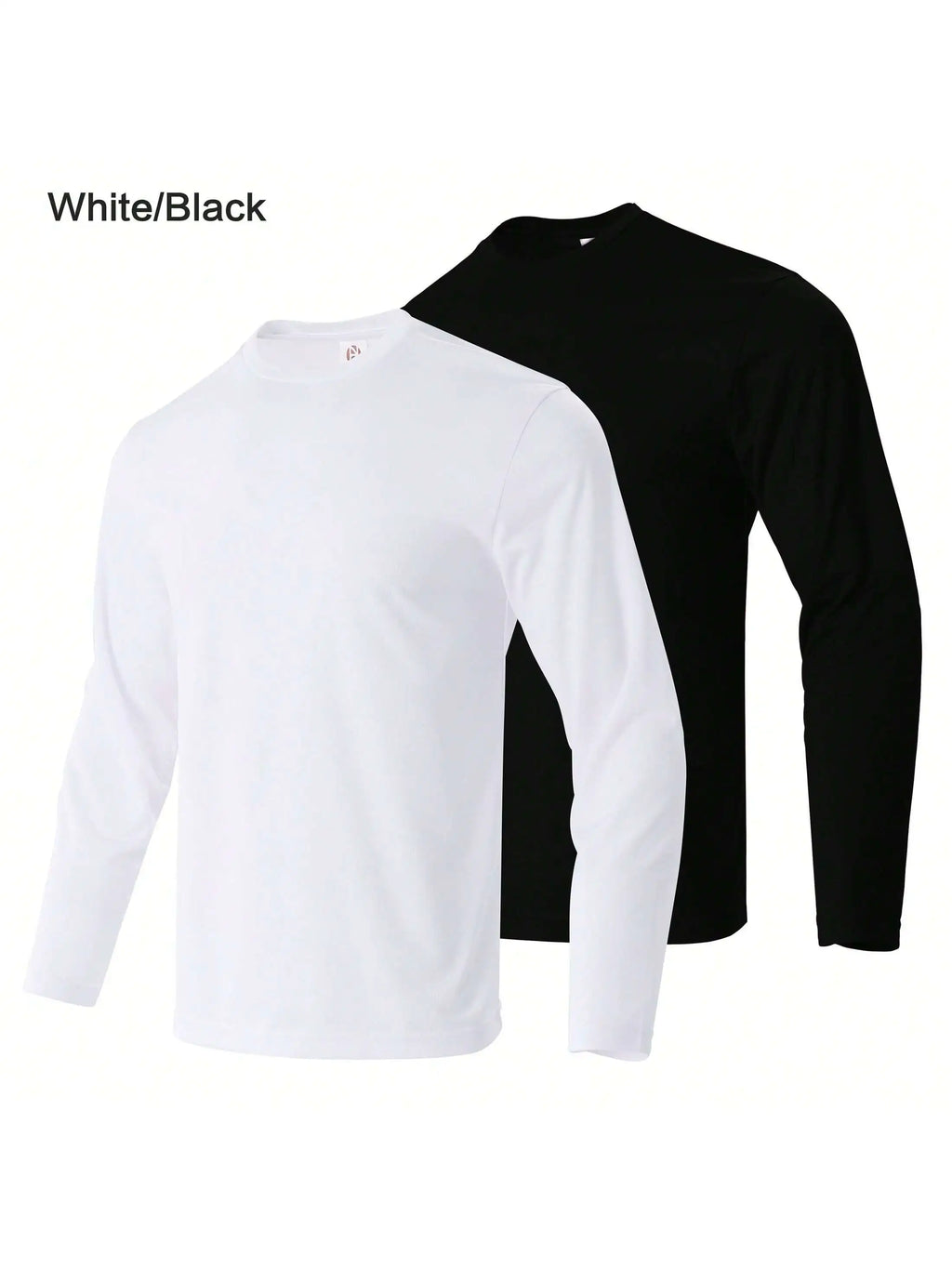 Men Performance Long Sleeve T Shirt Breathable Moisture Wicking Athletic Top Quick Dry Workout Running Outdoor Hiking Daily Casual Sport Tee