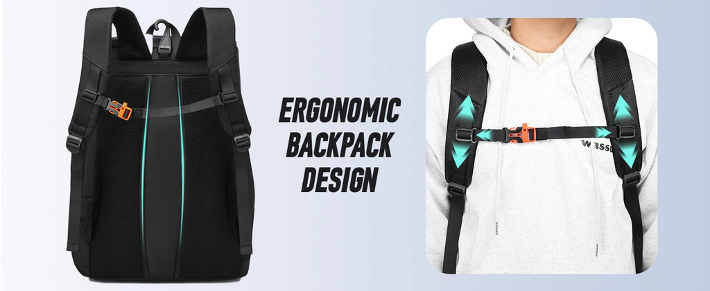Football Backpack Men Basketball Backpack Outdoor Soccer Storage Bag Training Sports Knapsack with Shoe Compartment