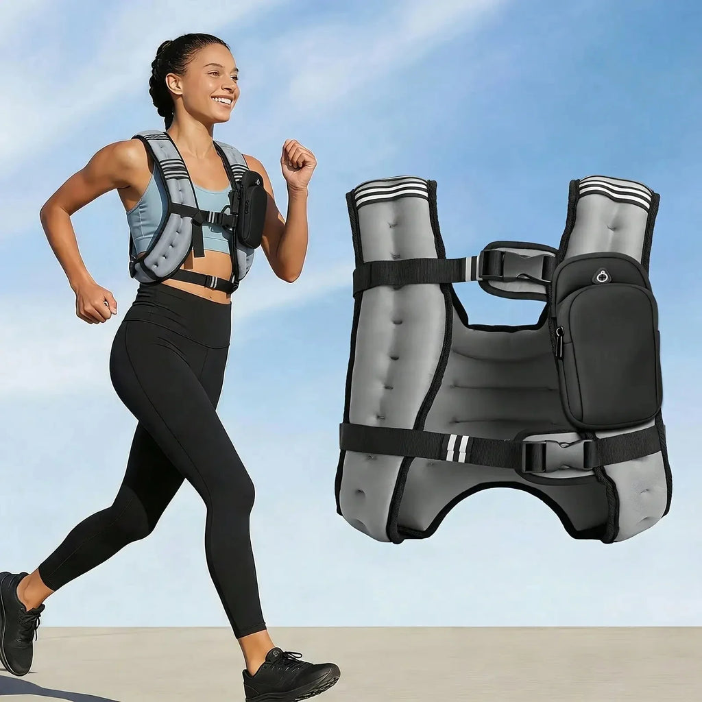 Cooling Breathable Weighted Vest for Men Women 5kg Load Design for Walking Fitness Daily Cardio Training
