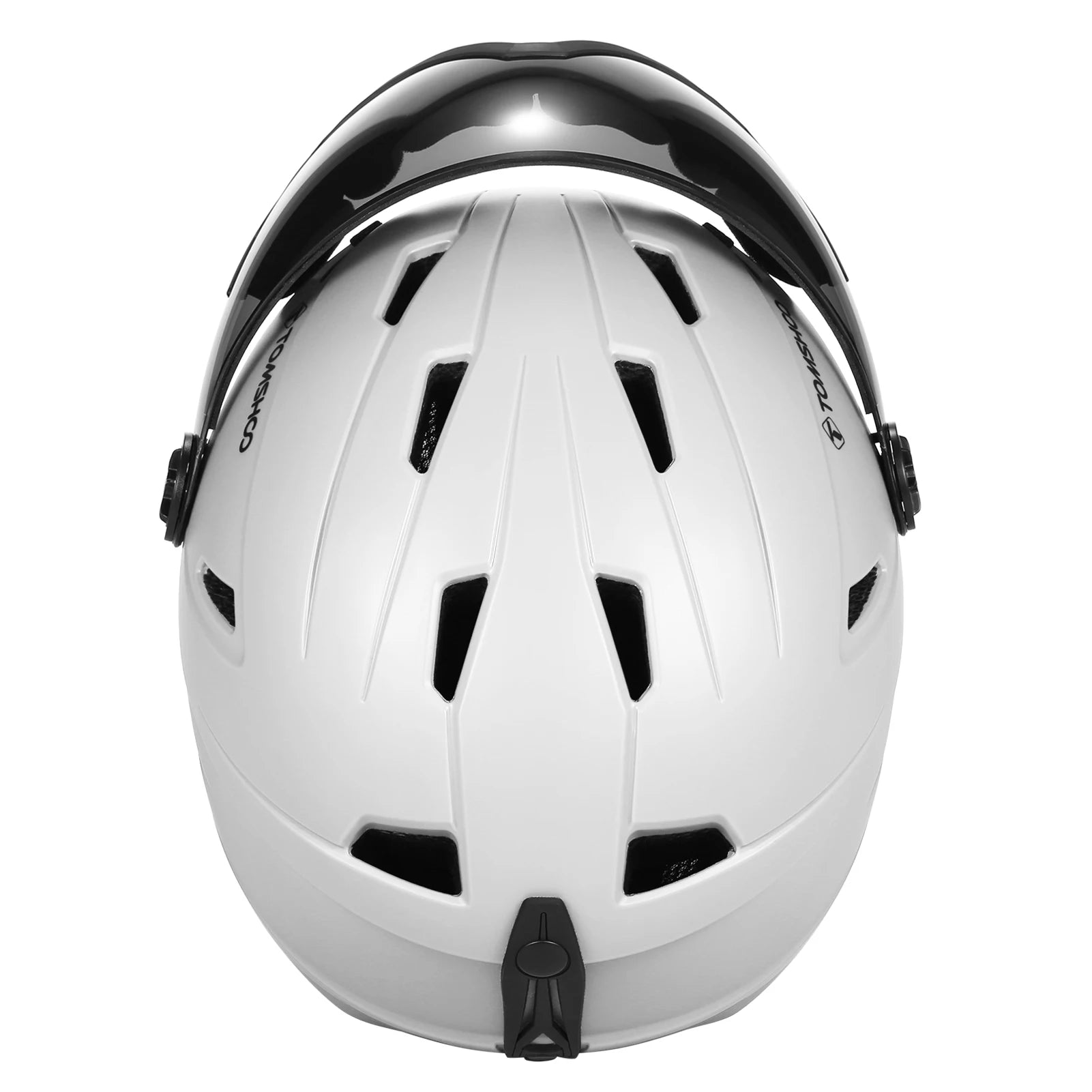 Ski Helmet with Removable Goggles Inner Lining and Ear Pads Lightweight Snowboard Helmet for Snowboarding and Biking