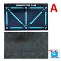 Football Training Mat Durable Non Slip Foldable Kids Adults Dribble Training Mat Indoor Outdoor Football Equipment