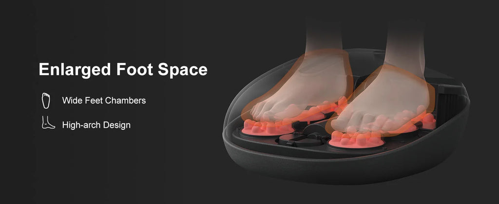 Foot Massager with Heating Therapy, Shiatsu Deep Kneading Roller for Muscle Relaxation and Pain Relief, Electric Foot Massage Machine
