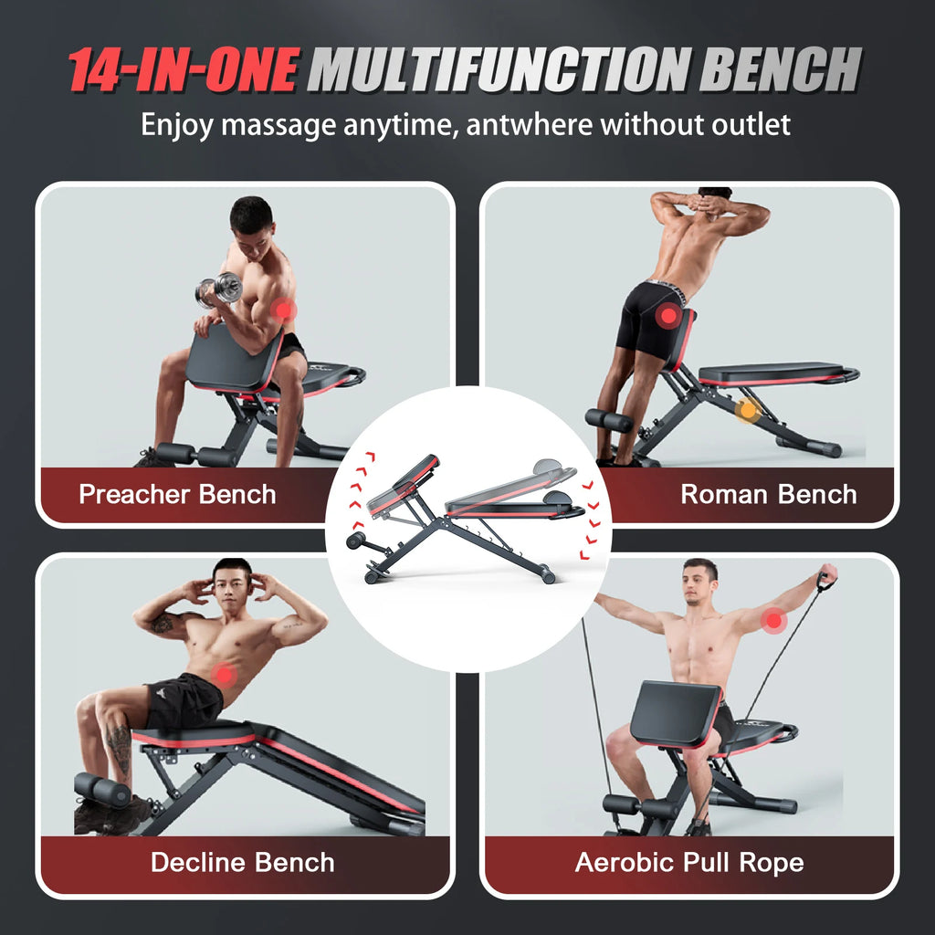 Foldable Weight Bench for Home Gym