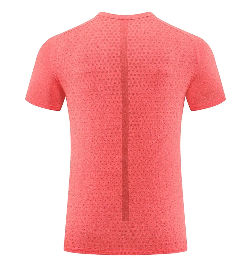 3D Print Gym Shirt Running Casual Outdoor Jogging Breathable Quick Dry Nylon Short Sleeve Training Tee