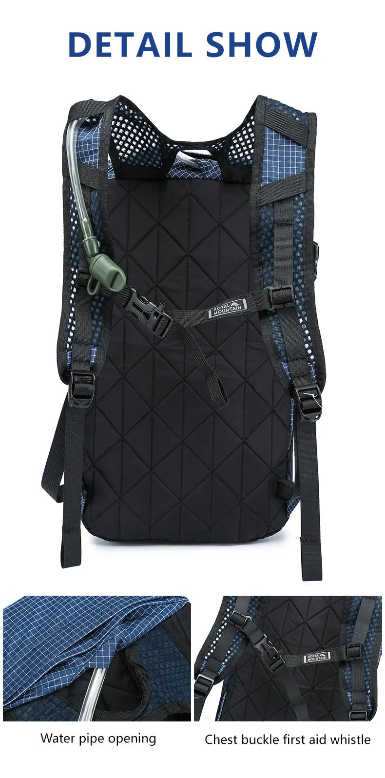 Royal Mountain Brand New 20L Foldable Lightweight Backpack for Hiking Daypack UHMWPE Fabric