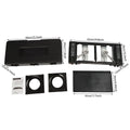2‑Burner Portable Camping Stove 2500W Each Gas Grill Stove with Carry Case Butane/LPG Compatible