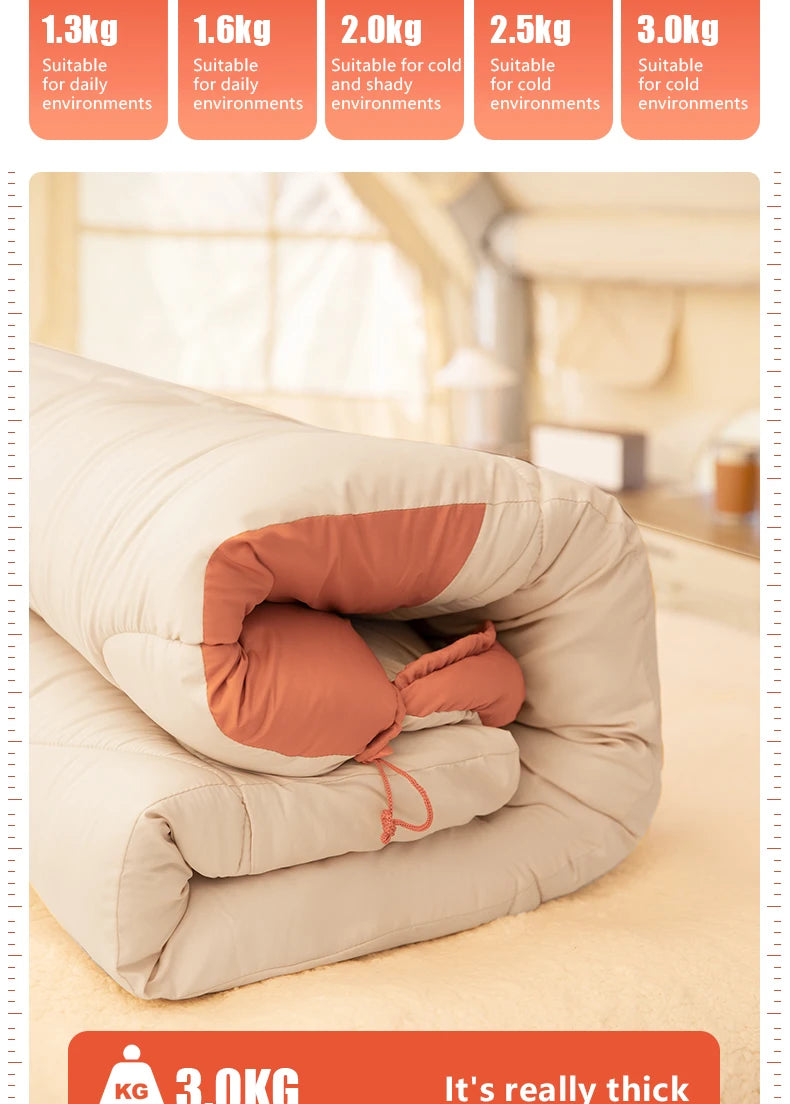 Camping Sleeping Bag Ultralight 4 Season Warm Envelope Backpacking Cotton Sleeping Bag for Outdoor Traveling Hiking