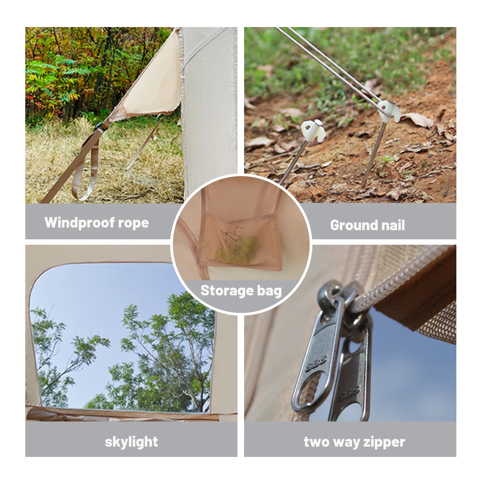 Inflatable Camping Tent Easy Setup Waterproof Windproof Self Supporting Portable Blow Up Tent for Hiking and Outdoor Adventures